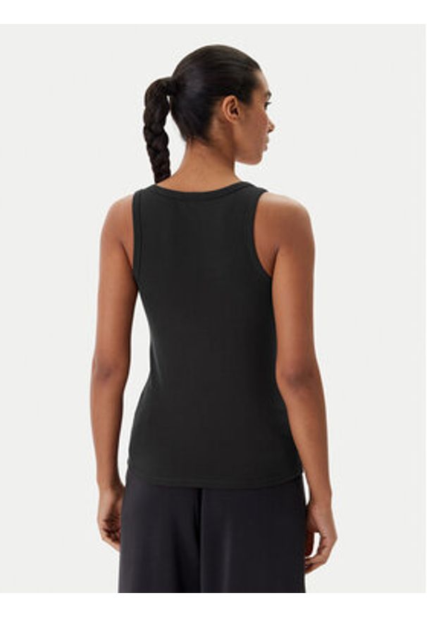 Guess Top V4YP06 cK8RT2 Czarny Regular Fit. Kolor: czarny. Materiał: wiskoza