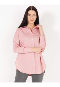 Unisono - BAWEŁNIANA KOSZULA 45-3036 ROSA ANT. Materiał: bawełna