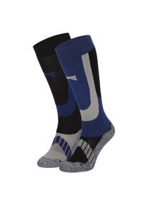 XTREME SOCKSWEAR - Skarpety narciarskie Xtreme, 2 par, Multi Niebieski. Kolor: niebieski. Sport: narciarstwo #1