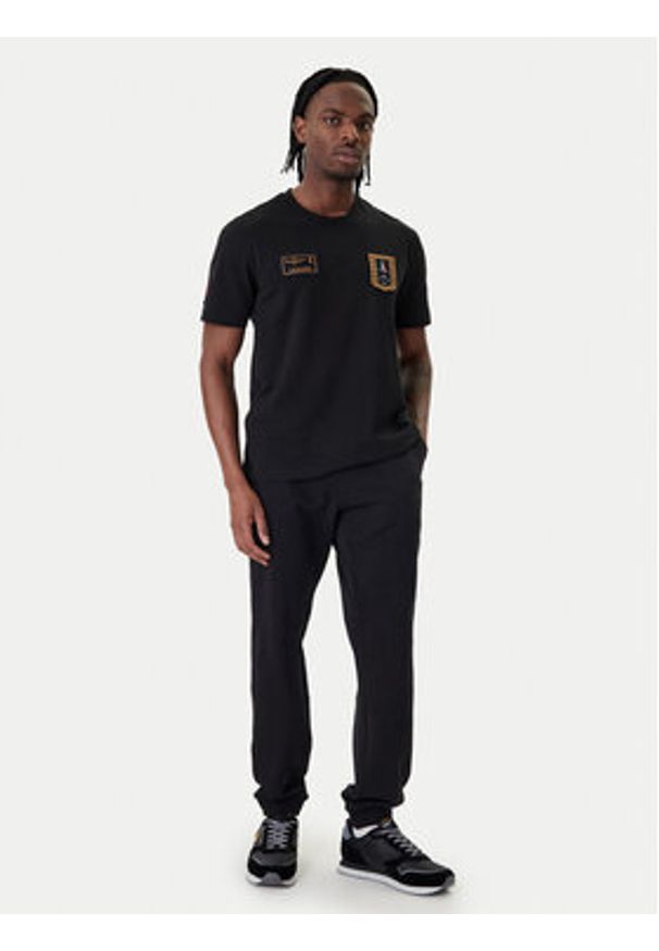 Aeronautica Militare T-Shirt 261TS2544UJ00592 Czarny Regular Fit. Kolor: czarny. Materiał: bawełna