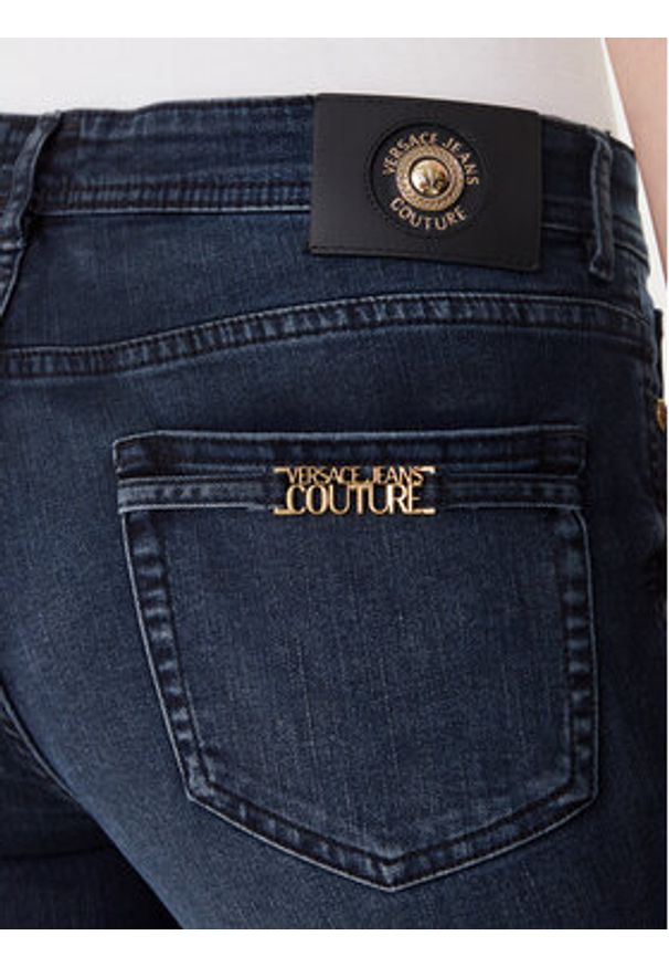 Versace Jeans Couture Jeansy 79HAB5K1 CDWAB Granatowy Skinny Fit. Kolor: niebieski