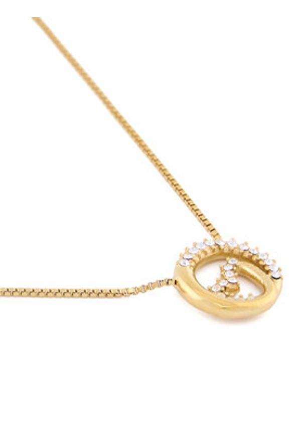 Guess Naszyjnik JUBN05 526JW Złoty. Materiał: metalowe. Kolor: złoty