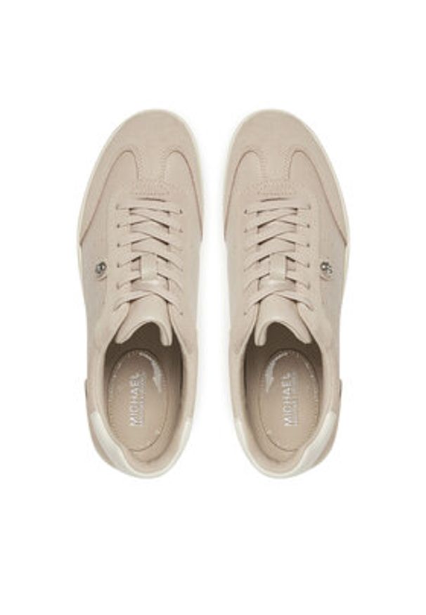 MICHAEL Michael Kors Sneakersy 43S5SCFS4L Beżowy. Kolor: beżowy. Materiał: skóra