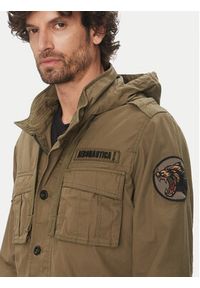Aeronautica Militare Kurtka przejściowa 251AB2212CT3501 Khaki Regular Fit. Kolor: brązowy. Materiał: bawełna #7