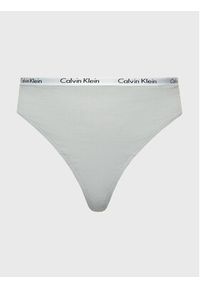 Calvin Klein Underwear Komplet 3 par stringów 000QD3800E Kolorowy. Materiał: bawełna. Wzór: kolorowy #4