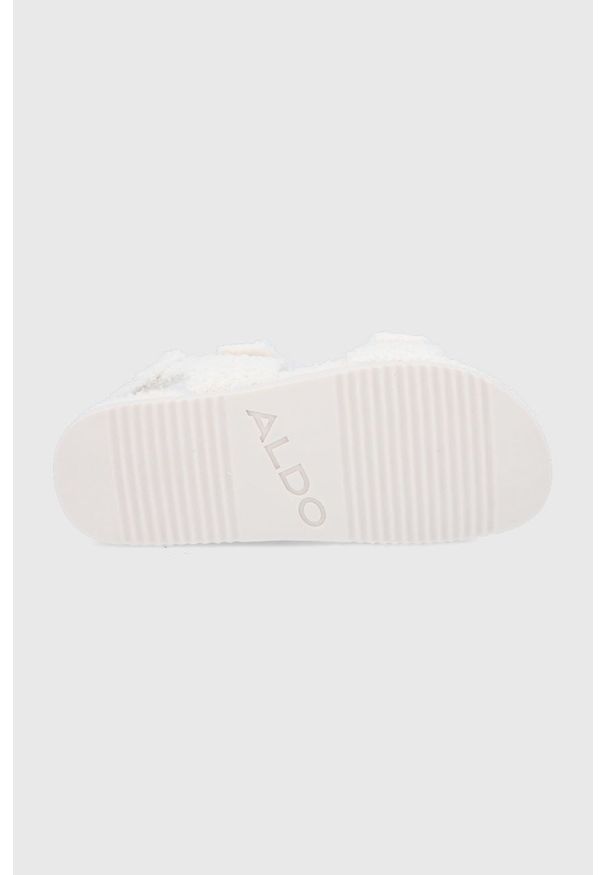 Aldo - Sandały Cloud. Zapięcie: rzepy. Kolor: biały. Materiał: guma