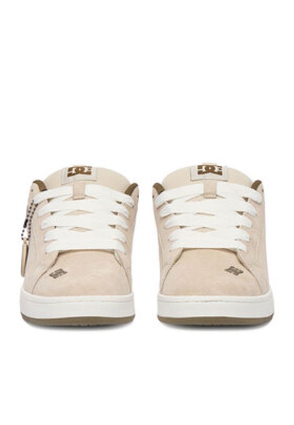 DC Shoes Sneakersy CEOWB-V5-10116M Beżowy. Kolor: beżowy. Materiał: zamsz, skóra