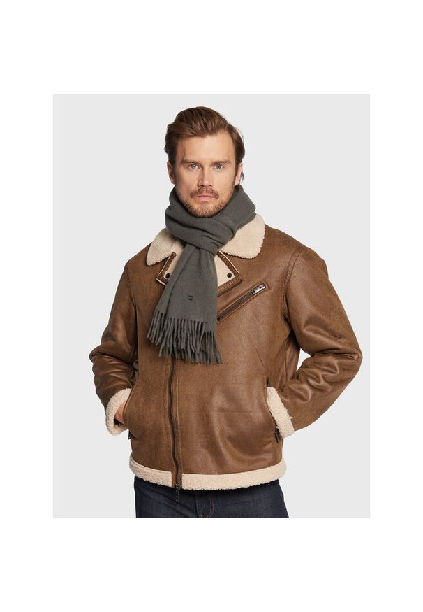 TOMMY HILFIGER - Szalik Tommy Hilfiger. Kolor: szary