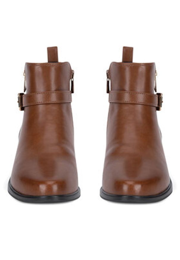 Clara Barson Botki WYL4016-1 Brązowy. Kolor: brązowy. Materiał: materiał