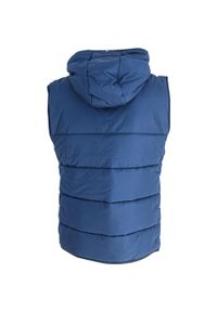 Kamizelka Le Coq Sportif Doudoune Sleeveless N1, Mężczyźni. Kolor: niebieski. Materiał: poliester, materiał