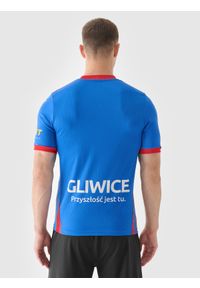 4f - 4F Koszulka klubowa domowa z sezonu 2024/25 męska 4F x Piast Gliwice - multikolor S. Okazja: do domu. Kolor: wielokolorowy. Materiał: włókno, materiał, dzianina. Wzór: gradientowy. Styl: klasyczny #2