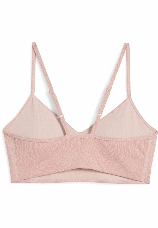Puma - Damski stanik MOVE CLOUDSPUN AOP PUMA Rose Quartz Pink. Kolor: różowy