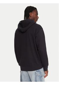 Quiksilver Bluza Dna EQYFT05121 Czarny Oversize. Kolor: czarny. Materiał: bawełna #4