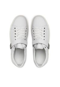 Calvin Klein Sneakersy Low Top Lace Up W/Plaque HM0HM00919 Biały. Kolor: biały. Materiał: skóra #4
