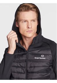 SERGIO TACCHINI - Sergio Tacchini Kurtka przejściowa Nam 39324 Czarny Regular Fit. Kolor: czarny. Materiał: syntetyk