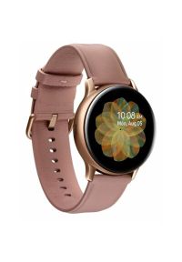 Smartwatch SAMSUNG Galaxy Watch Active 2 SM-R835N 40mm LTE Stal Nierdzewna Złoty. Rodzaj zegarka: smartwatch. Kolor: złoty. Materiał: skóra. Styl: elegancki #6