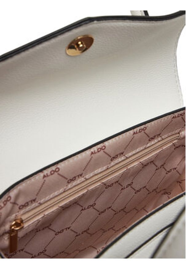Aldo Torebka Palliatus 13989294 Biały. Kolor: biały. Materiał: skórzane