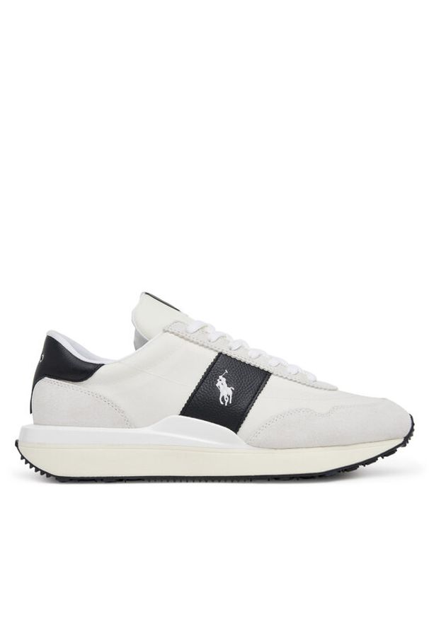 Polo Ralph Lauren Sneakersy 809968176001 Beżowy. Kolor: beżowy. Materiał: zamsz, skóra