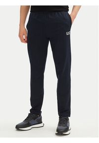 EA7 Emporio Armani Dres 8NPV62 PJVRZ UB102 Granatowy Regular Fit. Kolor: niebieski. Materiał: bawełna #3