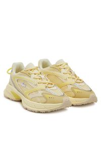 Lacoste Sneakersy 7-49SFA0007 Żółty. Kolor: żółty. Materiał: materiał