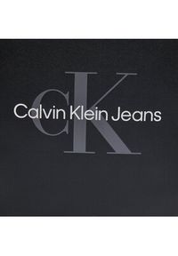 Calvin Klein Jeans Saszetka Monogram Soft K50K512447 Czarny. Kolor: czarny. Materiał: skóra