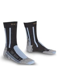 X-Socks - Skarpety trekkingowe damskie X-socks Trekking Silver. Kolor: wielokolorowy, czarny, szary. Sport: turystyka piesza #1