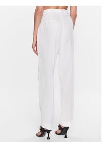 Fabiana Filippi Spodnie materiałowe PAD273W410 Biały Regular Fit. Kolor: biały. Materiał: wiskoza #6