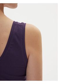 Adidas - adidas Top Essentials Small Logo KB7127 Fioletowy Slim Fit. Kolor: fioletowy. Materiał: bawełna #3