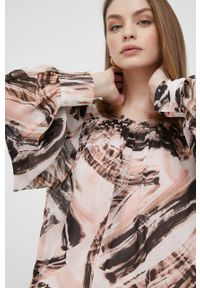 DKNY - Dkny bluzka damska wzorzysta. Materiał: tkanina, materiał #1
