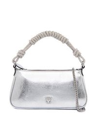 Pinko - PINKO Torebka Half Moon Baguette Mini AI 25-26 PLTT 105915 A2WD Srebrny. Kolor: srebrny. Materiał: skórzane #6