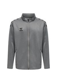 Dziecięca bluza dresowa zapinana na zamek Hummel Core XK. Kolor: szary. Materiał: dresówka. Sport: joga i pilates