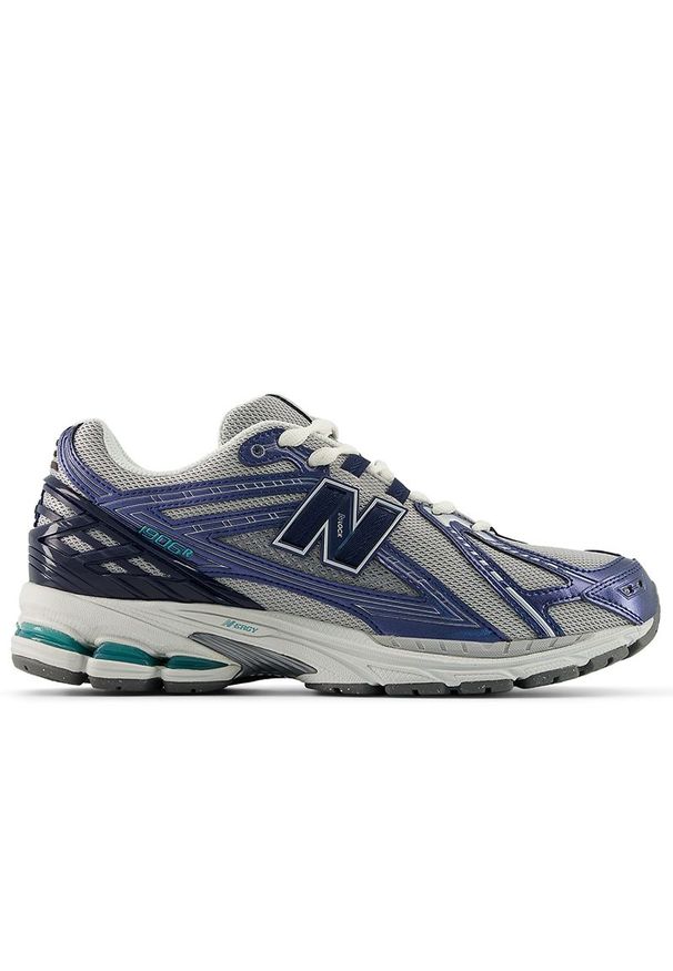Buty unisex New Balance U190688T - granatowo-szare. Kolor: niebieski, szary, wielokolorowy. Materiał: guma, syntetyk, materiał. Szerokość cholewki: normalna. Sport: turystyka piesza
