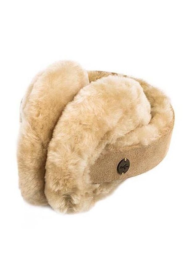 EMU Australia Nauszniki Angahook Ear Muffs Beżowy. Kolor: beżowy. Materiał: wełna