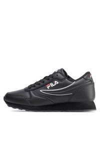 Fila Sneakersy Orbit Low Wmn 1010308.12V Czarny. Kolor: czarny. Materiał: skóra