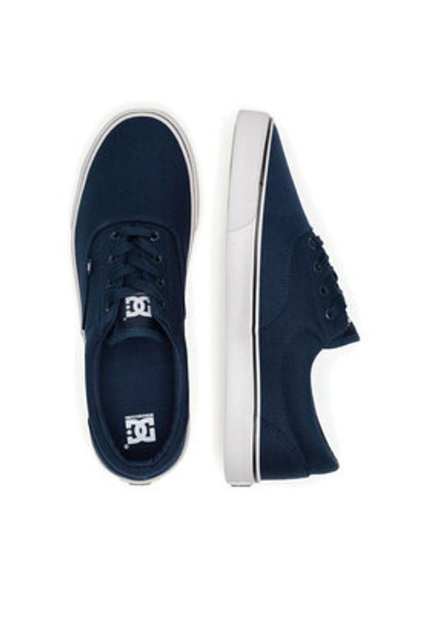 DC Shoes Trampki MFA3014-1 Granatowy. Kolor: niebieski. Materiał: materiał