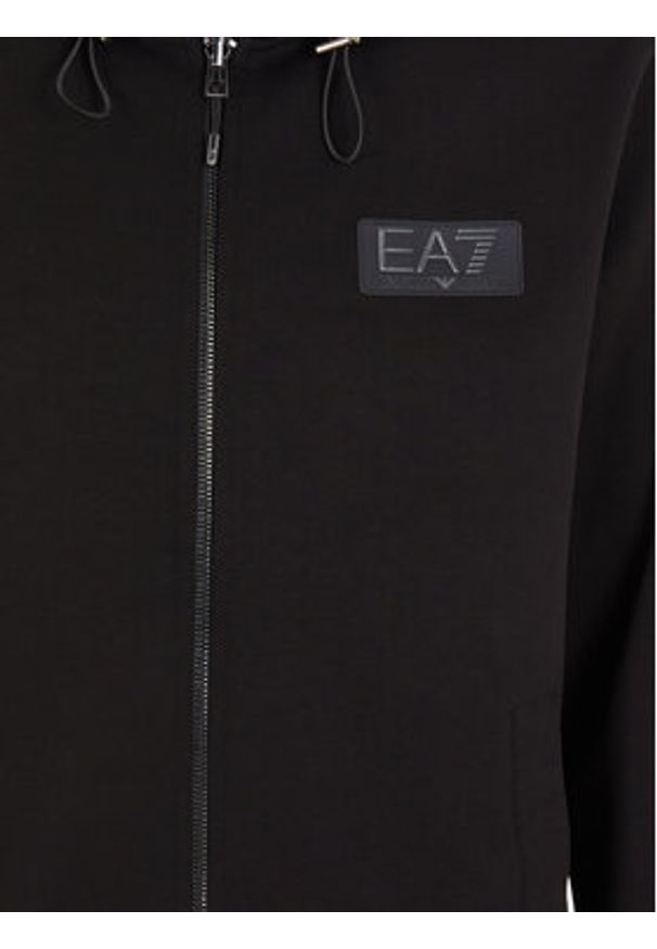 EA7 Emporio Armani Bluza 6RPM82 PJARZ 1200 Czarny Regular Fit. Kolor: czarny. Materiał: bawełna