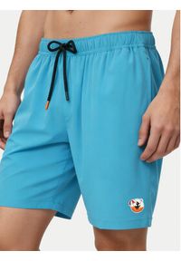 Save The Duck Szorty kąpielowe DW2238M RIPO22 Niebieski Regular Fit. Kolor: niebieski. Materiał: syntetyk #3