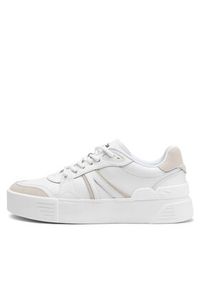 Lacoste Sneakersy L00107224SF Biały. Kolor: biały. Materiał: skóra #3