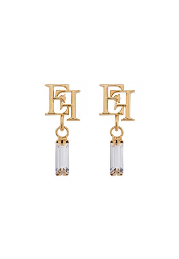 Elisabetta Franchi Kolczyki OR-14M-56E2-V140 Złoty. Materiał: metalowe. Kolor: złoty