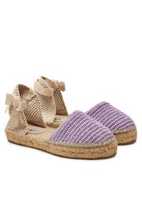 Manebi Espadryle Yucatan Flat Valenciana Espadrilles G 3.3 P0 Fioletowy. Kolor: fioletowy. Materiał: materiał #5