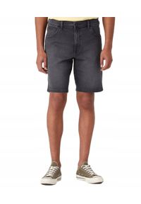 Wrangler - WRANGLER TEXAS SHORTS MĘSKI SZORTY SPODENKI ASHES W11CBY43A