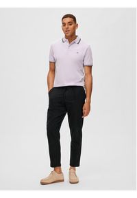 Selected Homme Chinosy 16087636 Czarny Slim Tapered Fit. Kolor: czarny. Materiał: bawełna #3