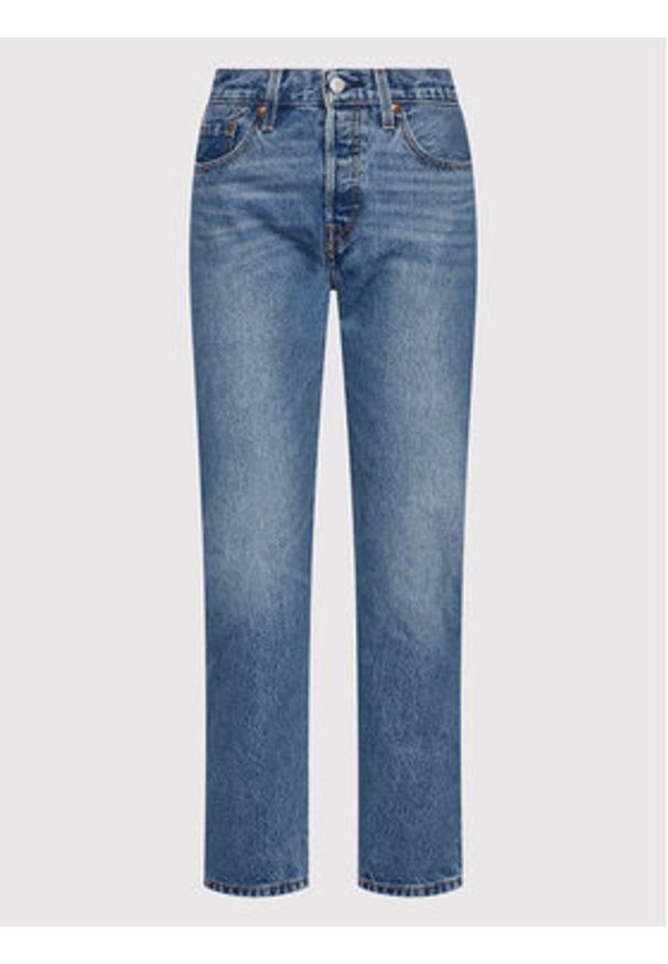 Levi's® Jeansy 501® Crop 36200-0236 Niebieski Cropped Fit. Kolor: niebieski