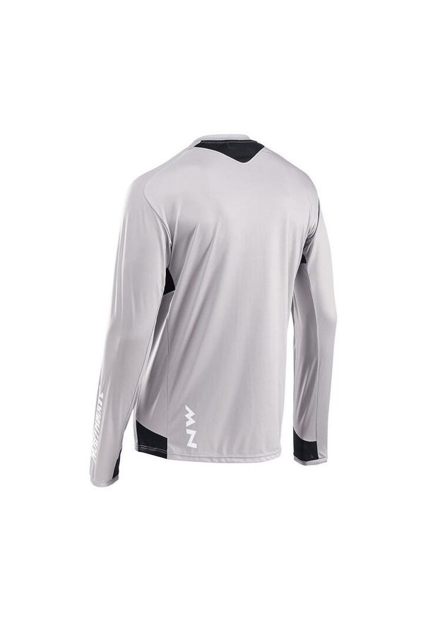 Koszulka rowerowa męskie NORTHWAVE EDGE MAN JERSEY LONG SLEEVE. Kolor: pomarańczowy. Materiał: jersey. Długość rękawa: długi rękaw