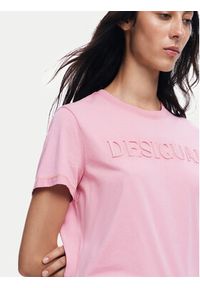 Desigual T-Shirt Brandy 24WWTK24 Różowy Regular Fit. Kolor: różowy. Materiał: bawełna