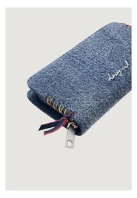 Desigual Portfel 26SAYD05 Niebieski. Kolor: niebieski. Materiał: materiał #2