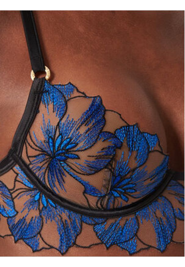 Bluebella Biustonosz z fiszbiną Lyandra 42420 Niebieski. Kolor: niebieski. Materiał: syntetyk