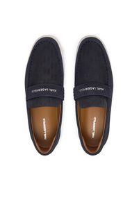 Karl Lagerfeld - KARL LAGERFELD Półbuty KL21413 Granatowy. Kolor: niebieski. Materiał: skóra, nubuk #2
