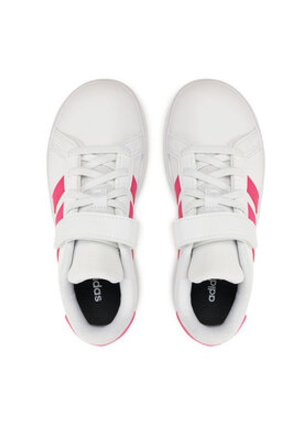 Adidas - adidas Sneakersy Grand Court 2.0 JI0975 Biały. Kolor: biały. Materiał: materiał
