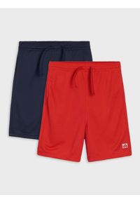 Sinsay - Szorty sportowe 2 pack - granatowy. Kolor: niebieski. Styl: sportowy